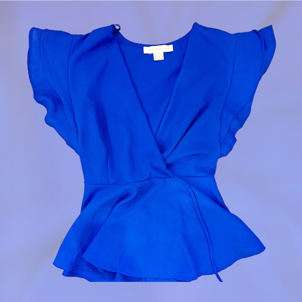 Blue fancy top | XS